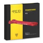 4Fizjo Power Band, banda di resistenza per esercizi, rossa, 6-10 kg