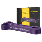 4Fizjo Power Band, banda di resistenza per esercizi, viola, 17-26 kg