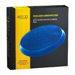 4Fizjo, cuscino sensoriale PRO+, disco, con pompa, blu, 33 cm