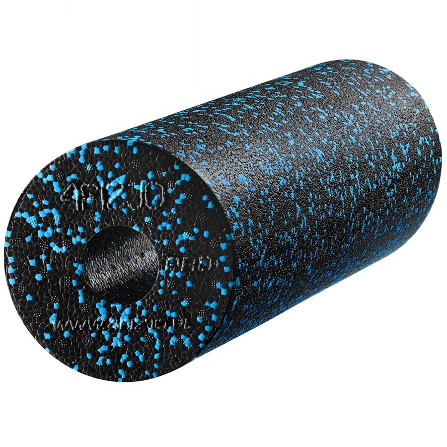 4Fizjo Roller, rullo per massaggio riabilitativo, blu/nero, 45 cm