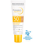 Bioderma Photoderm Aquafluide, protezione solare ultraleggera per pelli normali, scure, SPF 50+, 40 ml