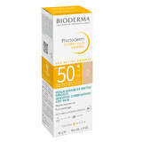 Bioderma Photoderm Cover Touch Mineral, fluido minerale opaco, molto leggero, SPF 50+, 40 g