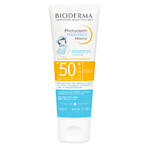 Bioderma Photoderm Pediatrics, Fluido minerale per bambini, per pelli sensibili e allergiche, SPF 50+, dalla nascita, 50 g