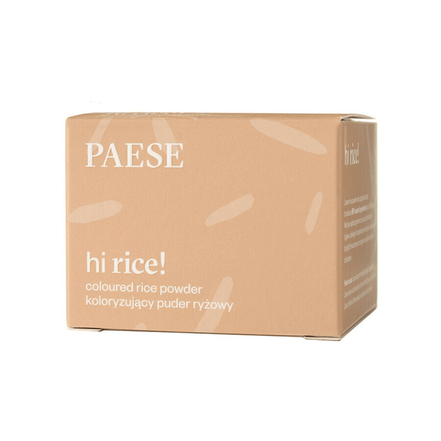 Paese Hi Rice, polvere di riso colorante, 10 beige chiaro, 10 g