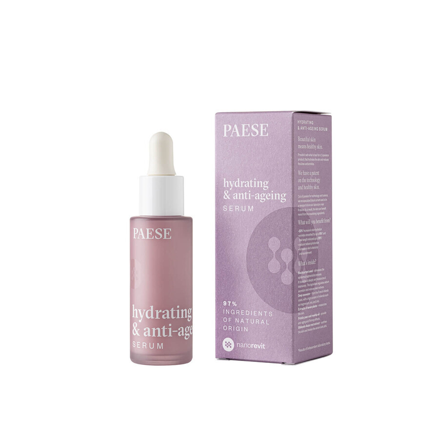 Paese Nanorevit, hydraterend en antirimpelserum, 30 ml