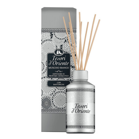 Tesori d'Oriente, diffusore a bastoncino, muschio bianco, 200 ml