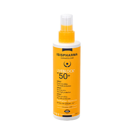 IsisPharma Uveblock, spray protettivo, SPF 50+, 200 ml