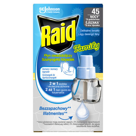 Raid, mosquito repellent insecticide, reserve, over 1 year, 27 ml