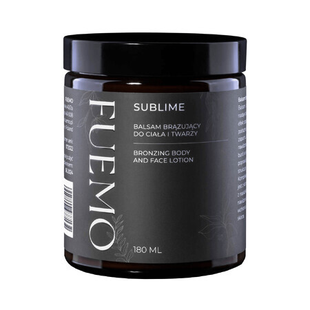 Fuemo Sublime, lozione abbronzante per corpo e viso, 180 ml