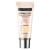 Maybelline Affinitone, fond de teint, 02 Light Porcelain, 30 ml