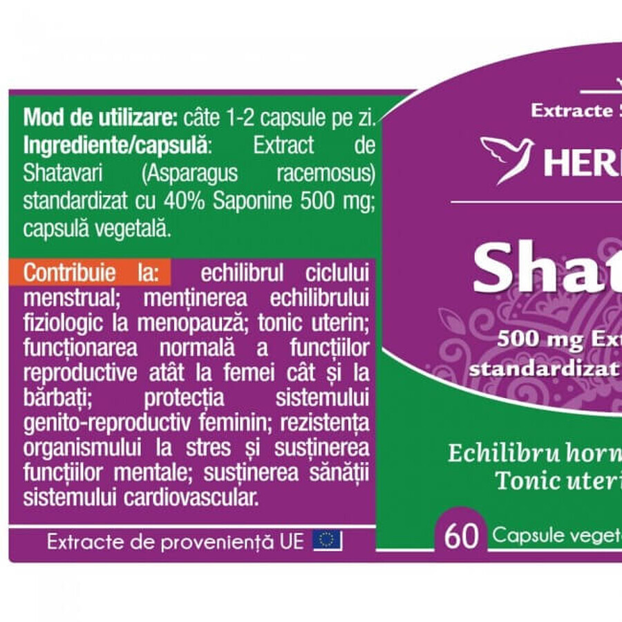 Shatavari Herbagetica x 60cps