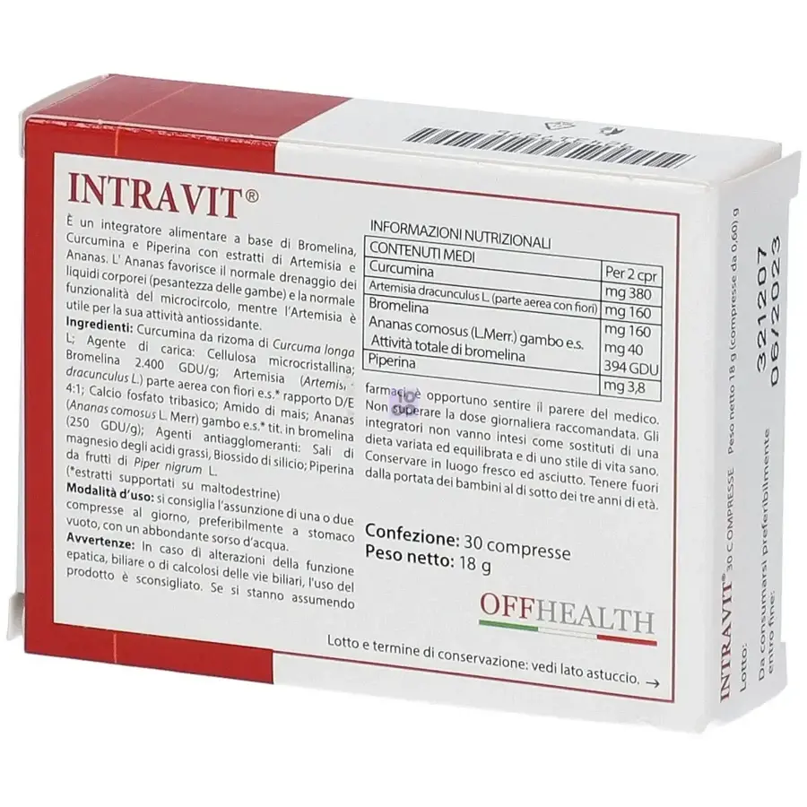 Intravit, 4 x 30 compresse, OFF Italia