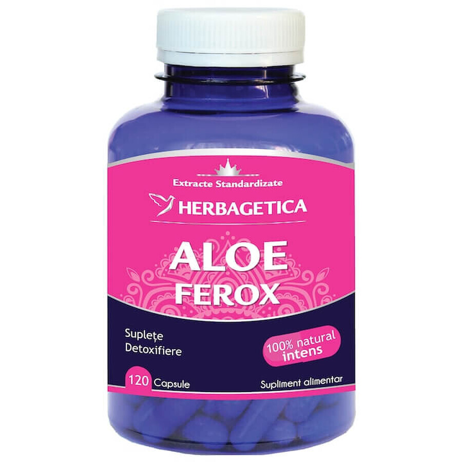 Aloe Ferox, 2 x 120 capsule, Herbagetica