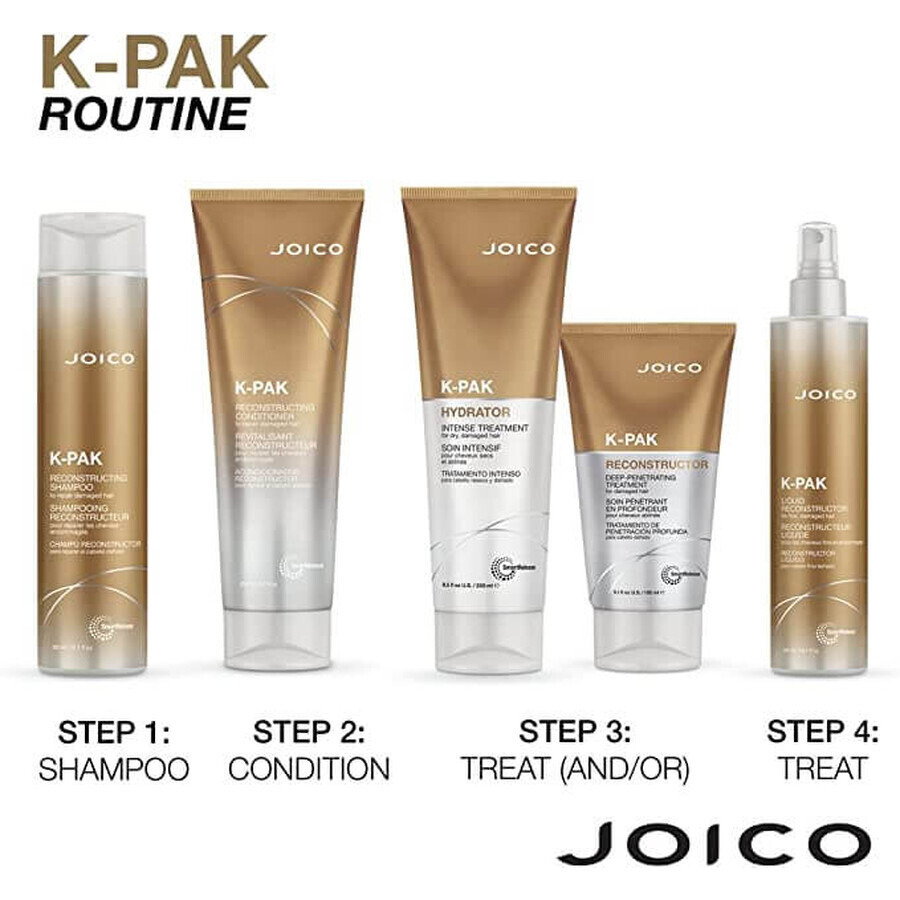 Joico K-Pak Ricostruzione Balsamo capelli danneggiati, 250 ml