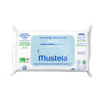 Natte doekjes met water, 60 stuks, Mustela