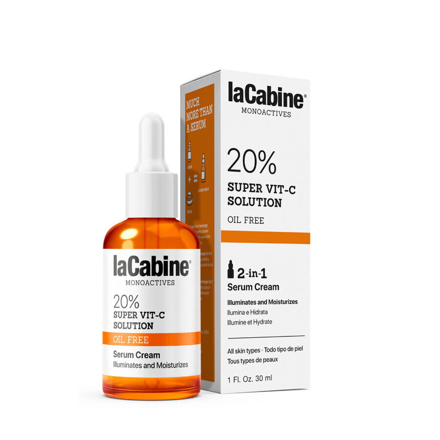 Siero-crema 20% Super Vitamina C Monoactives, 30 ml, La Cabine