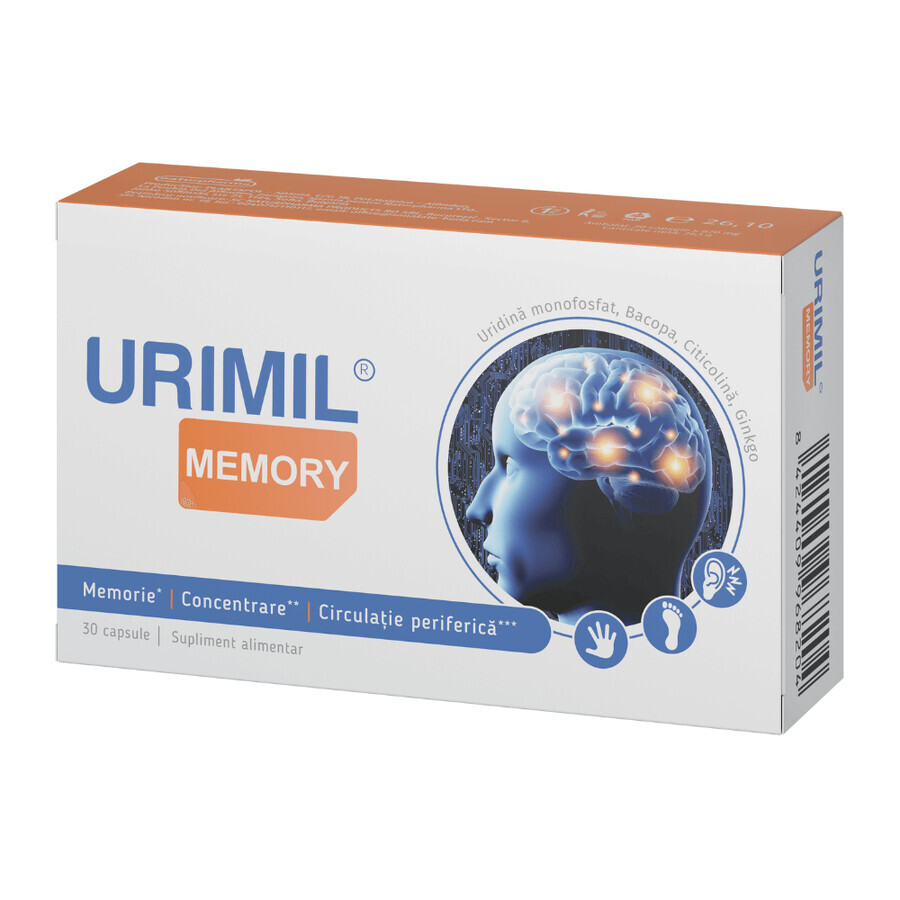 Urimil Memory, 30 capsule, Naturpharma