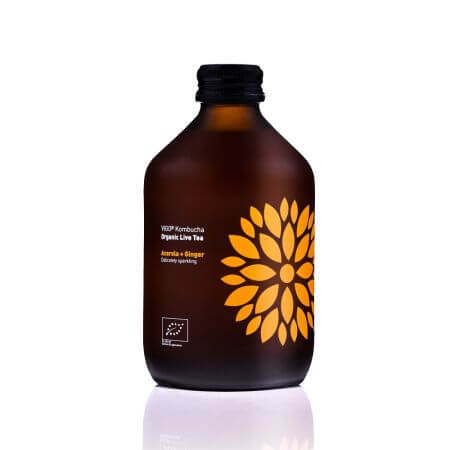 Kombucha biologico con acerola e zenzero, 330 ml, Vigo