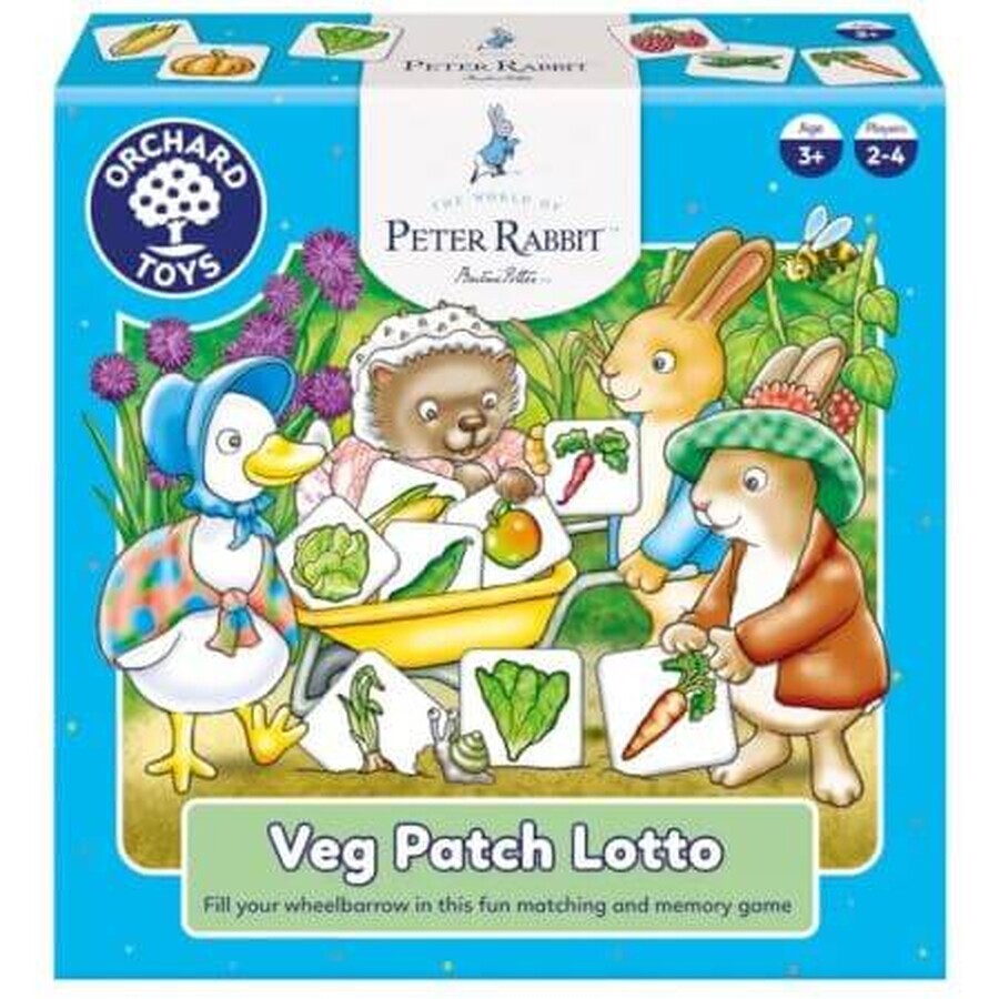 Gioco educativo della lotteria dell'orto di Peter Rabbit, 3+ anni, frutteto