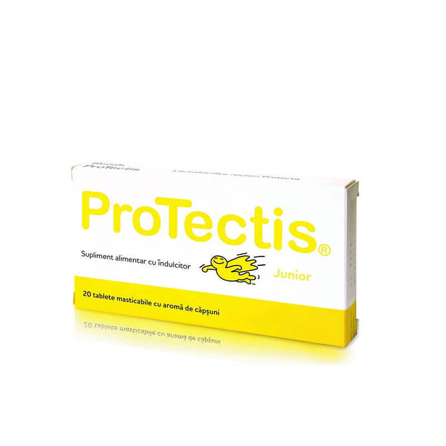 Protectis Junior with strawberry flavour, 20 tablets, BioGaia