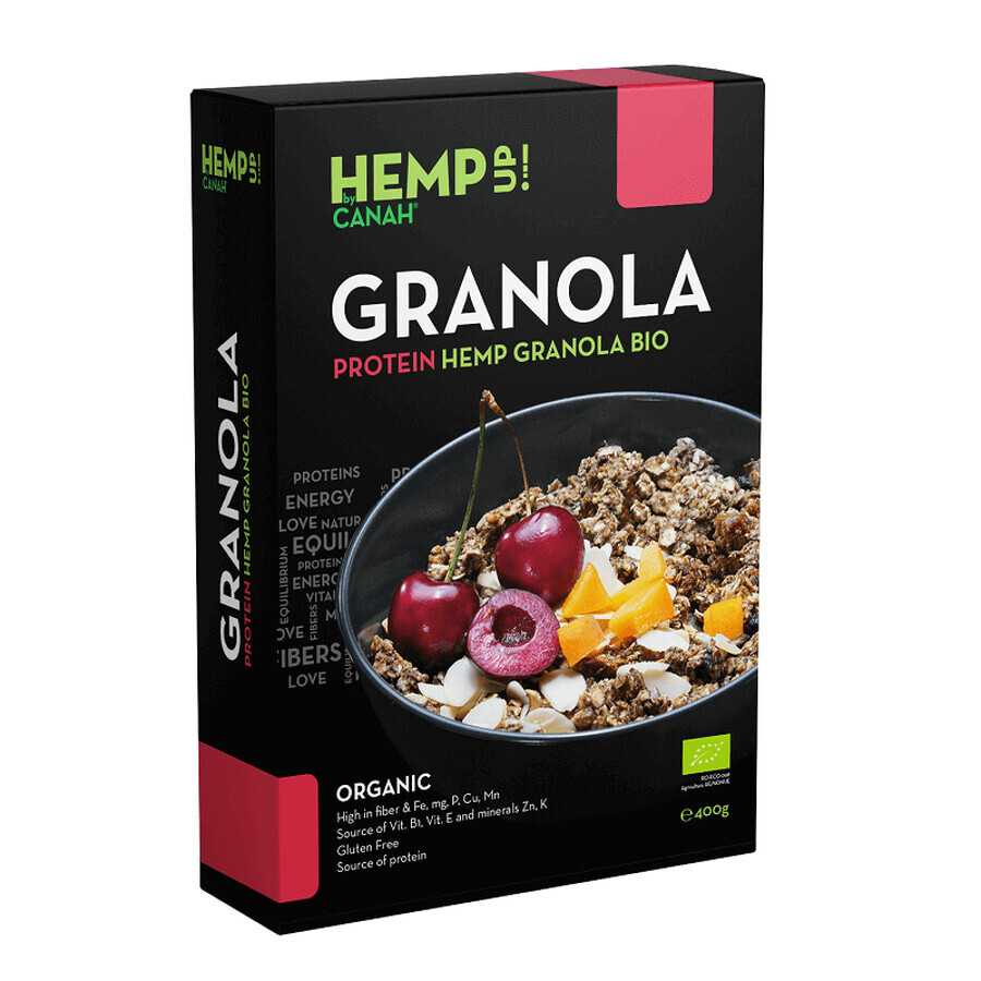 Muesli di Canapa Proteica Bio, 400 grammi, Canah