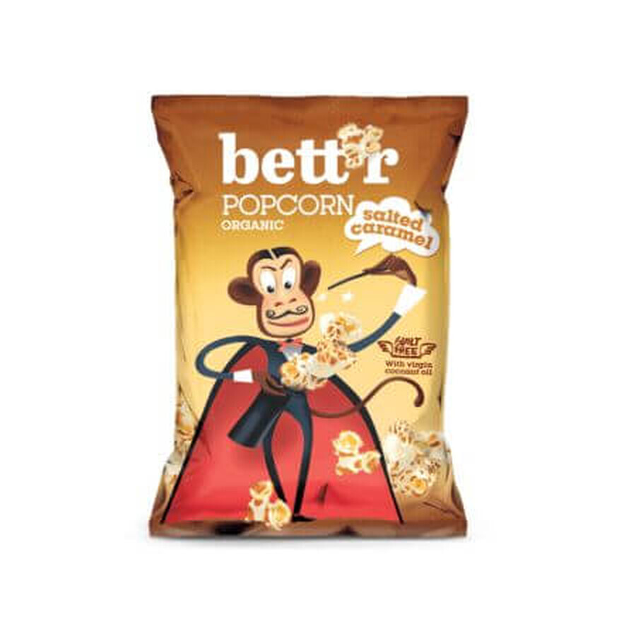 Popcorn al caramello salato senza glutine, 60 g, Bettr