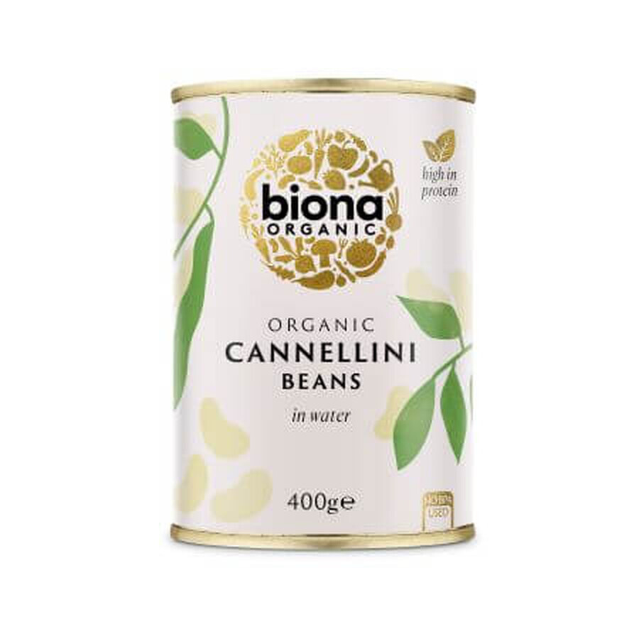 Cannellini white beans, 400 g, Biona