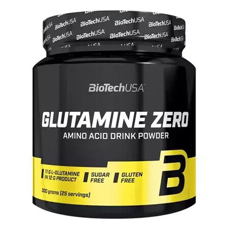 Glutamine Zero, Citroen, 300 g, BioTech USA