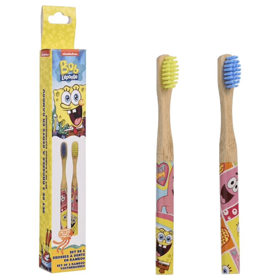 Set di spazzolini da denti Sponge Bob, 2 pezzi, Take Kare