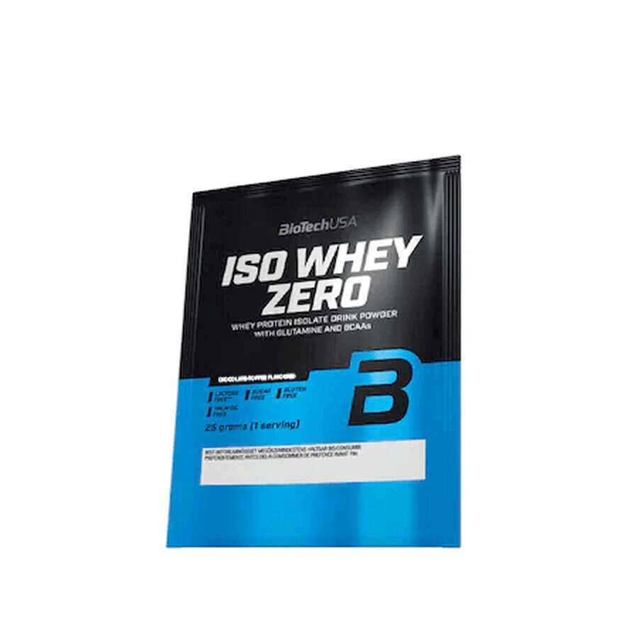 Iso Whey Chocolate-Toffee protein powder, 25 g, BioTech USA