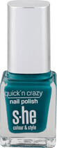 She colour&amp;amp;style Quick&#39;n crazy smalto 323/802, 6 ml