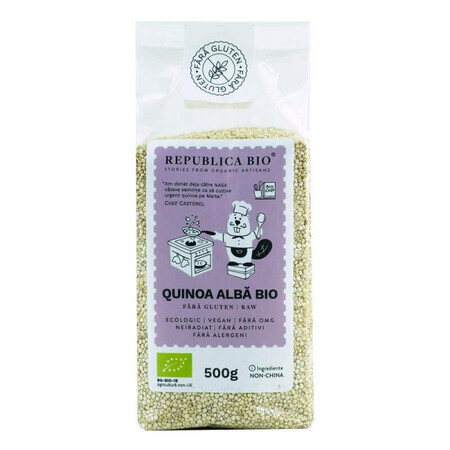 Quinoa Alba Organic, 500 g, Republica Bio