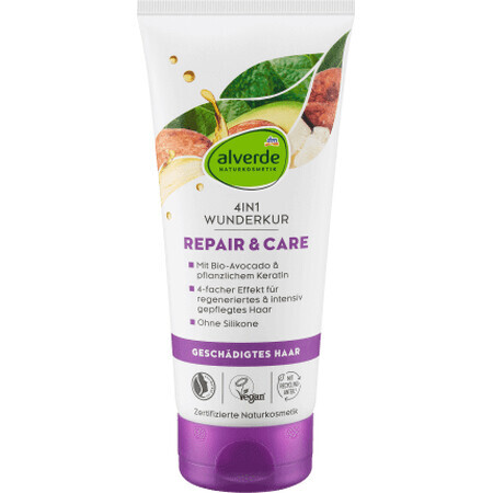 Alverde Naturkosmetik Tratament de păr 4 în 1, 200 ml