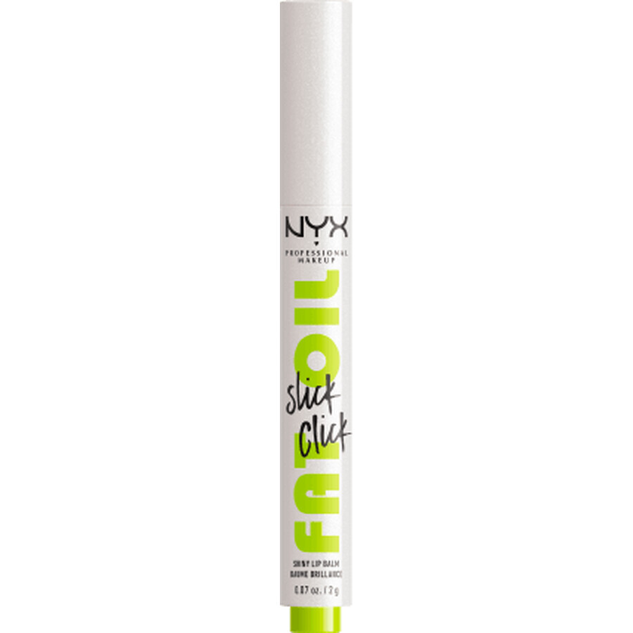 Nyx Professional MakeUp Lucidalabbra Olio Grasso Stick Click 01 Personaggio Principale, 1 pz.