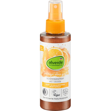 Alverde Naturkosmetik Spray Corpo Scintillante, 150 ml