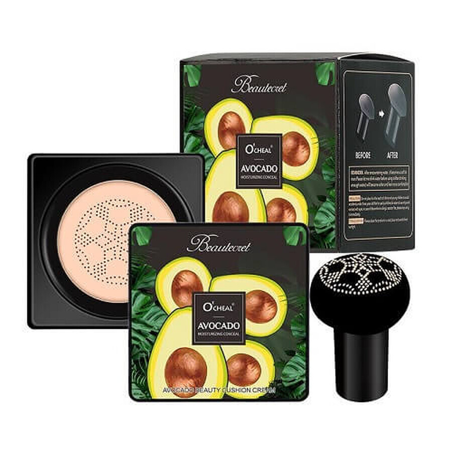 CC Cream, Million Pauline, Cushion Avocado, Applicatore incluso, 02, 20 g