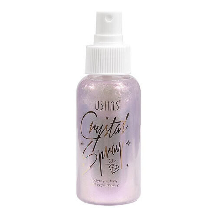 Spray corpo illuminante, Ushas, Cristallo, 04, 80 ml