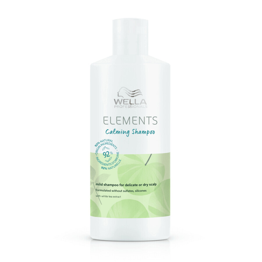 Elements shampoo lenitivo per cuoio capelluto sensibile, 500 ml, Wella Professionals
