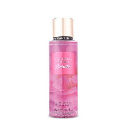 Spray profumato per il corpo, Victoria's Secret, Romantico, Petali rosa, Muschio puro, 250 ml