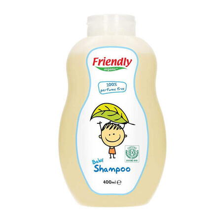 Shampoo senza profumo per neonati, 400 ml, Friendly Organic