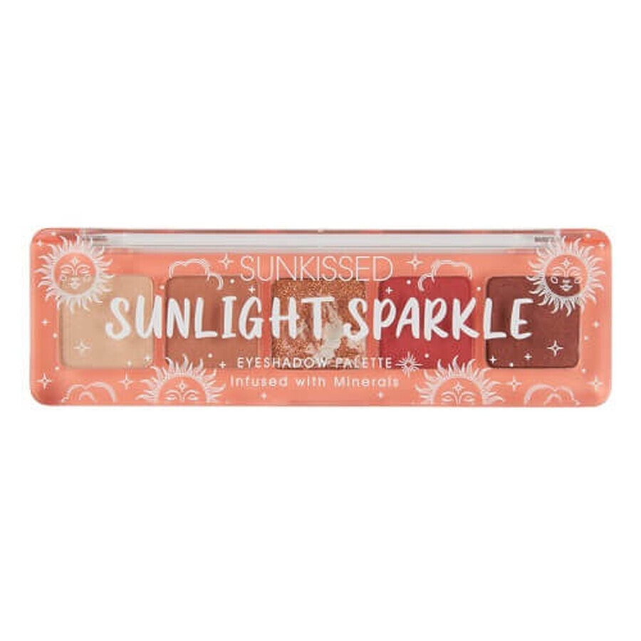 Oogschaduwpalette, Sunkissed, Sunlight Sparkle, 5 kleuren