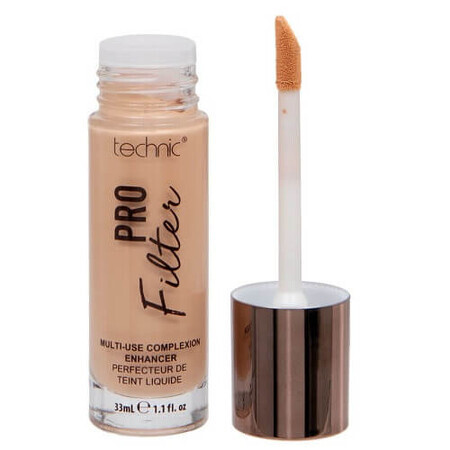 Base de maquillaje iluminadora, Technic, Pro Filter Multi Use, Claro, 33 ml