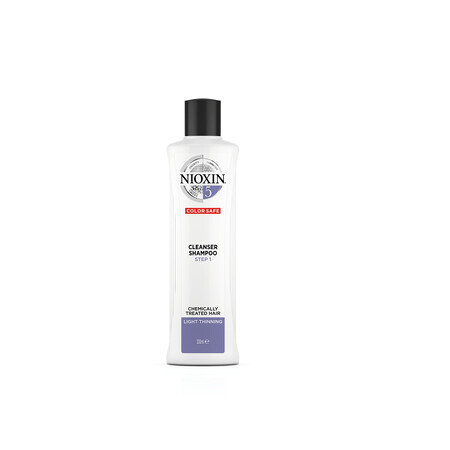 Shampoo contro la normale caduta dei capelli trattata chimicamente, 300 ml, System 5, Nioxin