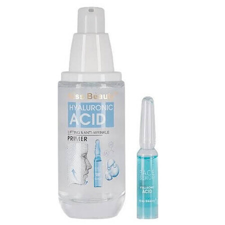 Base de Maquillaje, Kiss Beauty, Con Ácido Hialurónico, Efecto Lifting y Antiarrugas, 40 ml