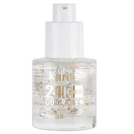 Primer de maquillaje, manteca de karité, con partículas de oro de 24 quilates y colágeno, 30 ml