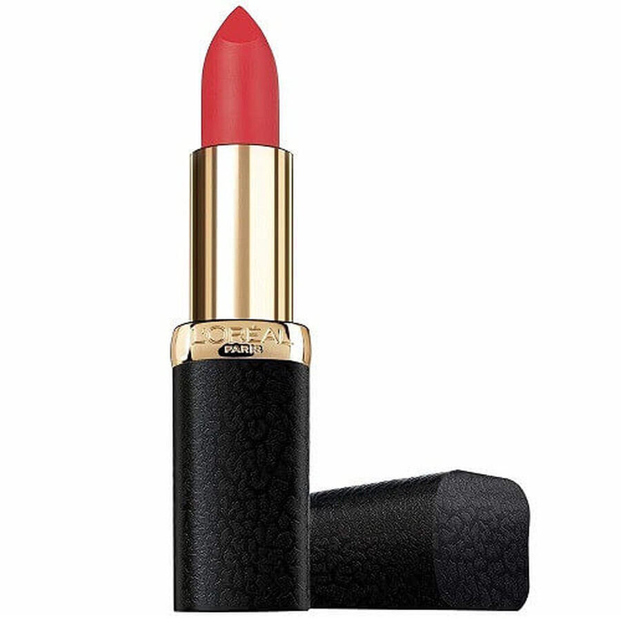 Rossetto opaco, Loreal, Colour Riche Matte, 344 rosso retrò, rosso