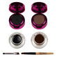 Kit Sprancene, Kiss Beauty, Super Stay 24H, 2 Sprancene Gel, 2 Sprancene Blushes, Pennello, Nero-Bruno