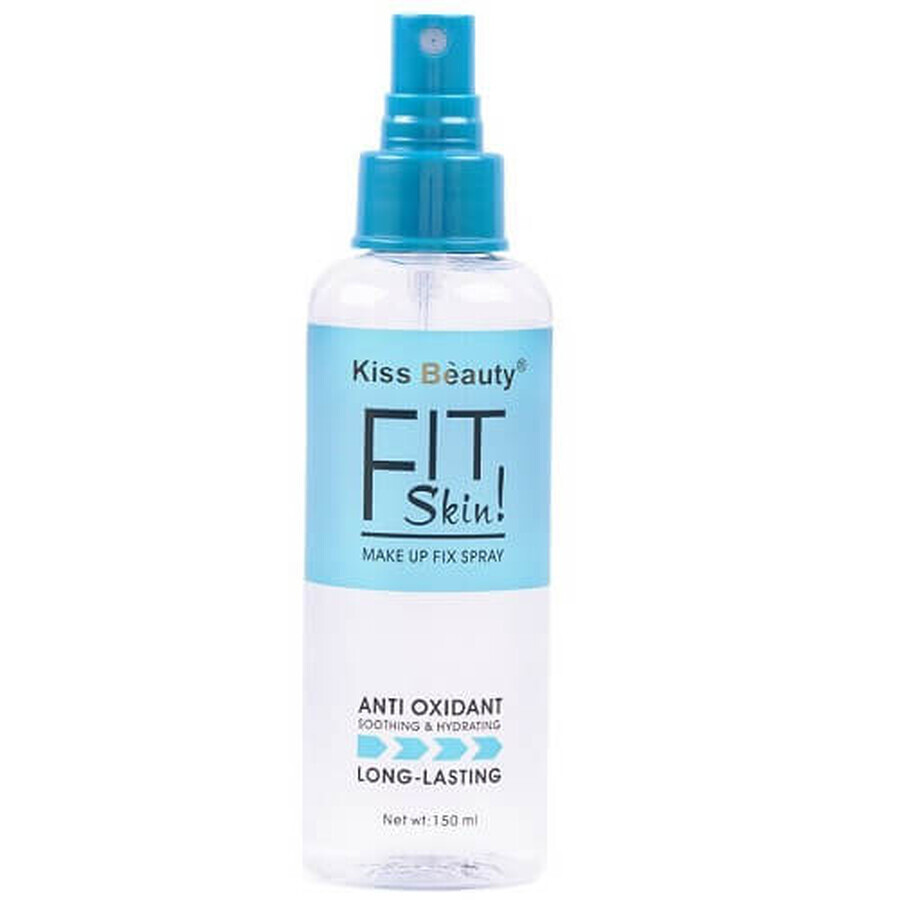 Spray fissante per il trucco, 24H, Kiss Beauty, Pelle in forma, Anti-Ossidante, 150 ml