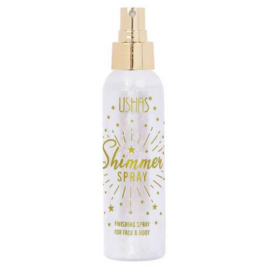 Spray scintillante per viso e corpo, Ushas, Shimmer, 02, 110 ml