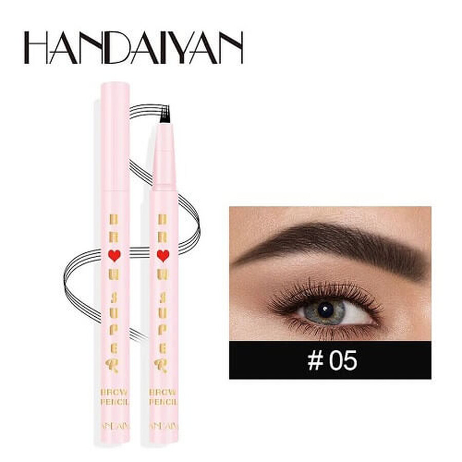 Creion Sprancene, Microblading, Handaiyan, Super Brow, 05 Cappuccino, 1.5 ml